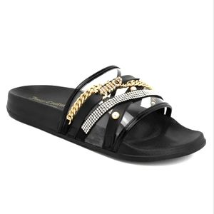 Juicy Couture Embellished Slip-on sandal